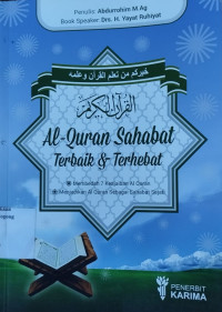 Image of AL QURAN SAHABAT TERBAIK & TERHEBAT
