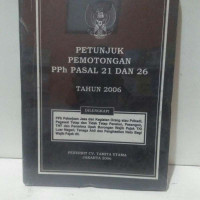 Image of PETUNJUK PEMOTONGAN PPh PASAL 21 DAN 26